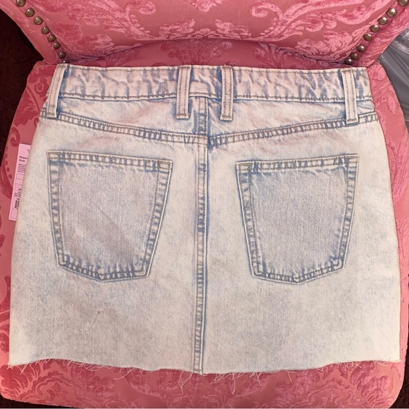 Denim Stretch Mini Skirt Target Wild Fable Light-wash Pockets 90s Y2K Small 4 - Picture 3 of 12